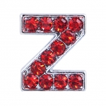 Буква Z с красными стразами